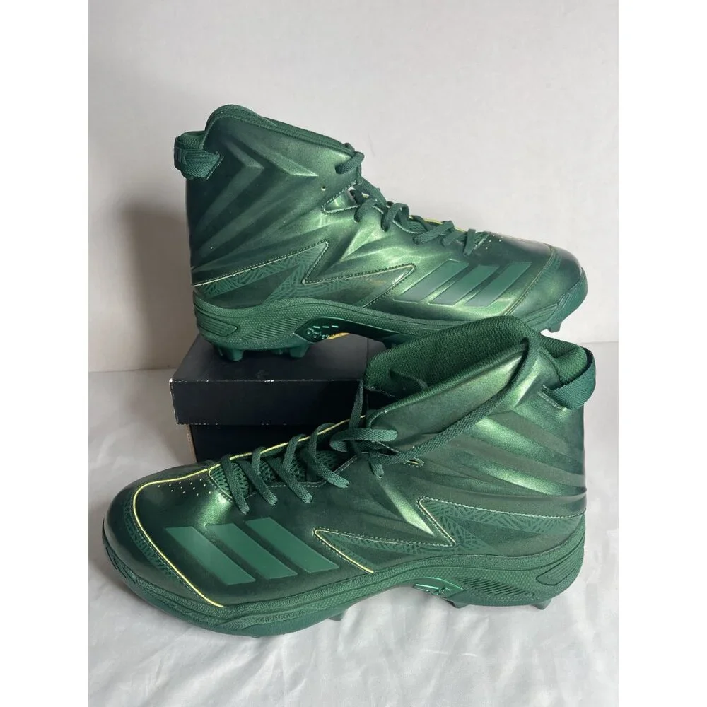 Size 15 Adidas Adiprene Cleats‎ Green